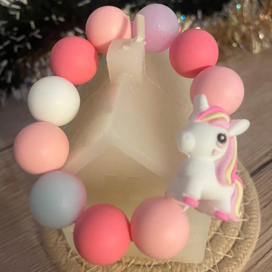 Bracelet perles licorne
