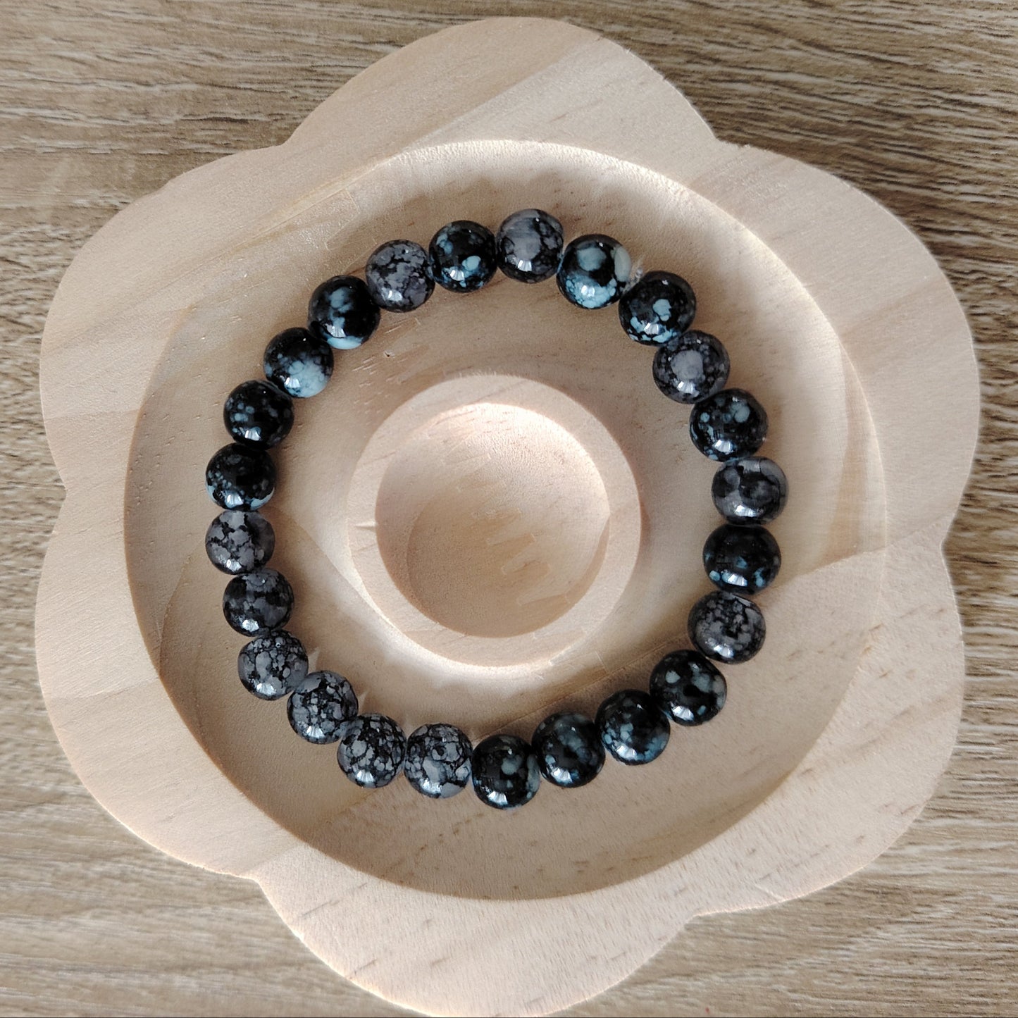 bracelet de perles type Onyx